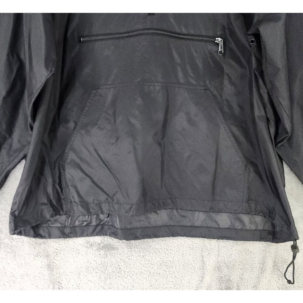 Luna Pier Texas A&M Jacket Mens XL Black White 1/2 Zip Pullover Windbreaker - Picture 7 of 10